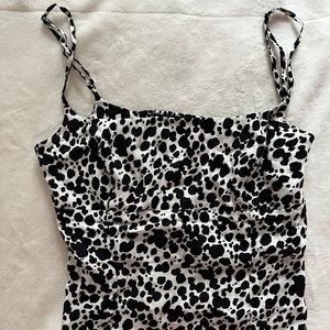 Reformation Grace Top in Black/White